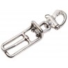 Mosquetón inox con hebilla